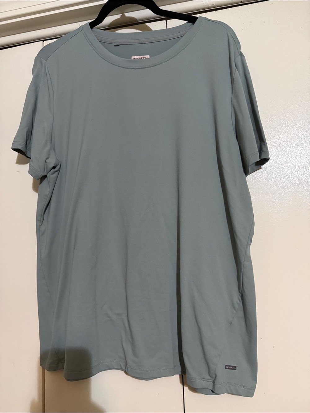 Mondetta Sage Green Crew Tee